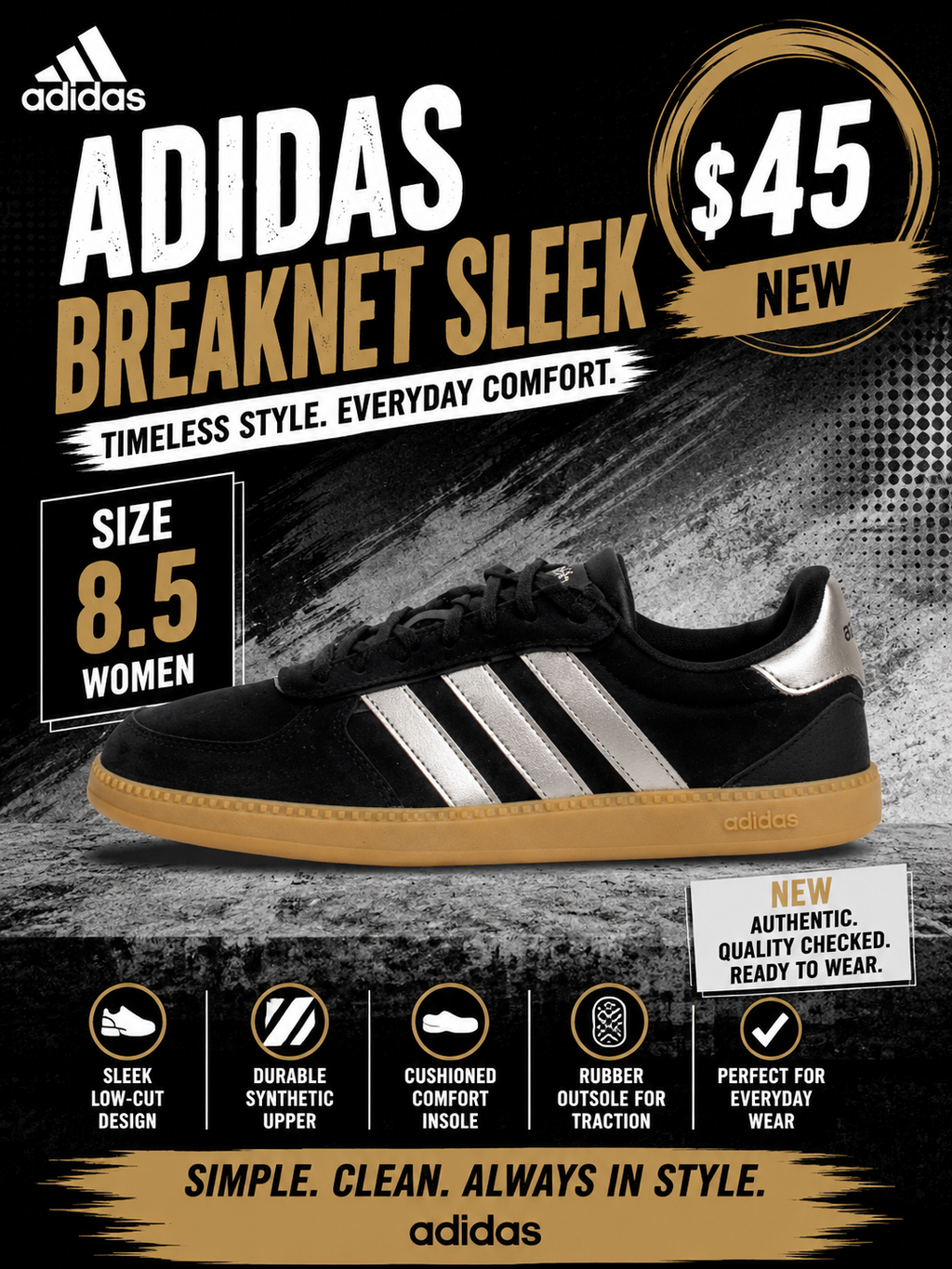 ADIDAS BREAKNET SLEEK