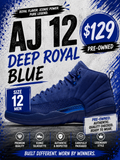 Air Jordan 12 "Deep Royal Blue"
