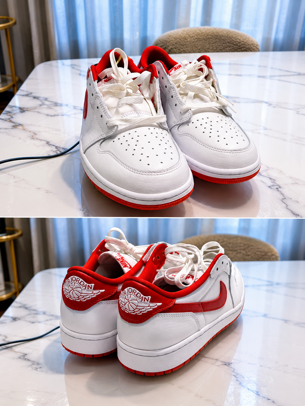 AIR JORDAN 1 RETRO LOW OG "UNIVERSITY RED"