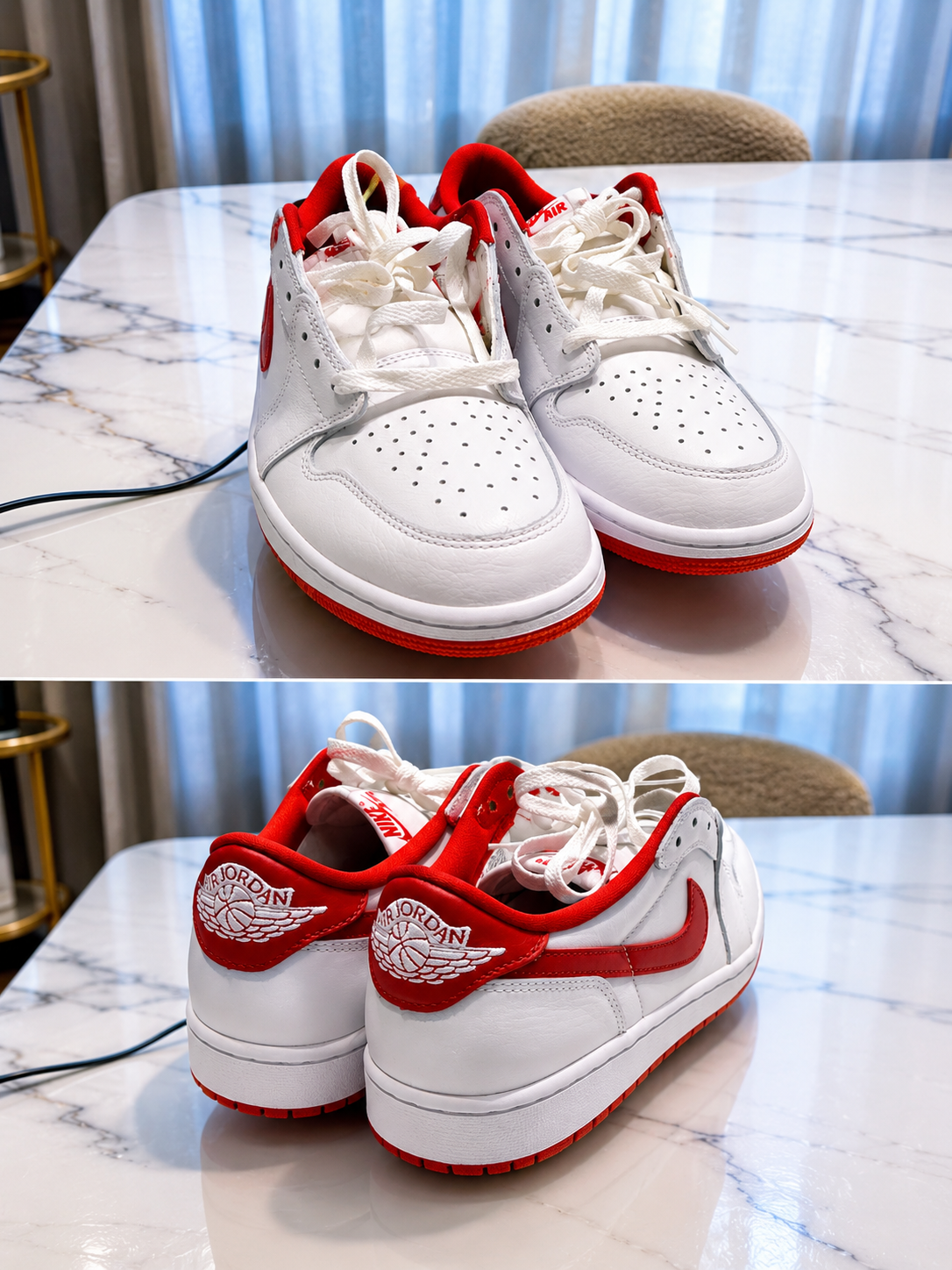 AIR JORDAN 1 RETRO LOW OG "UNIVERSITY RED"