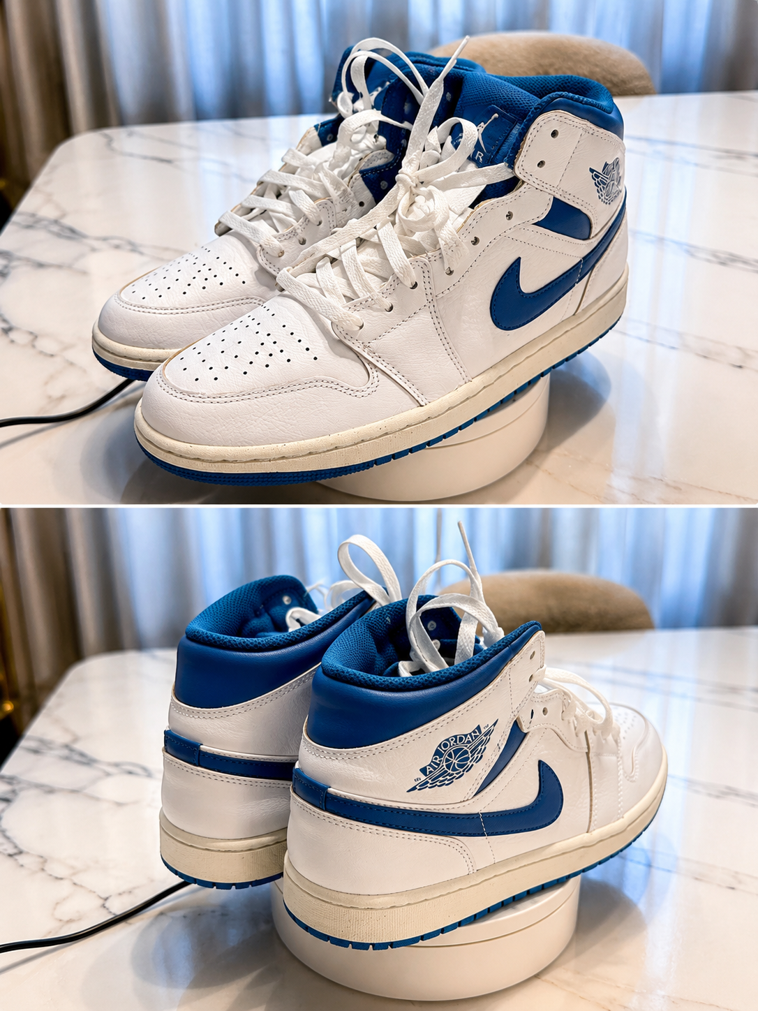 AIR JORDAN 1 MID "INDUSTRIAL BLUE"