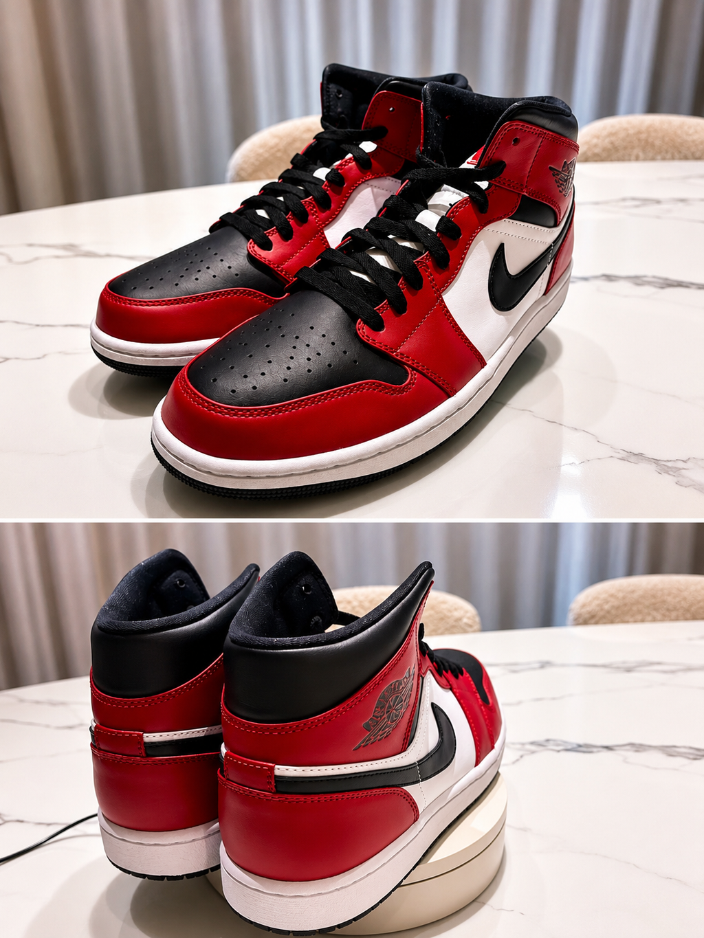 Jordan 1 Mid "Chicago Toe"