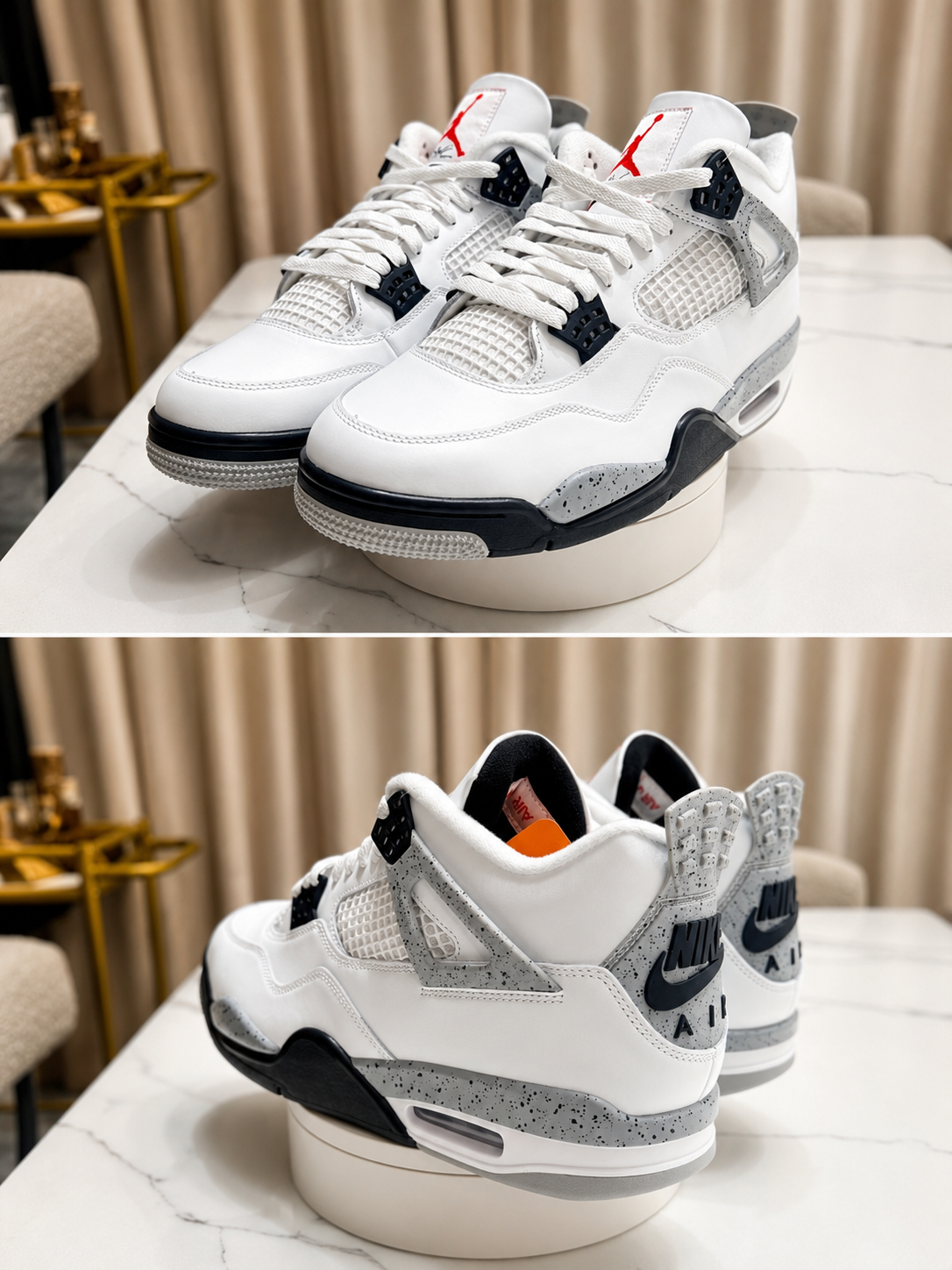 Air Jordan 4 "White Cement"