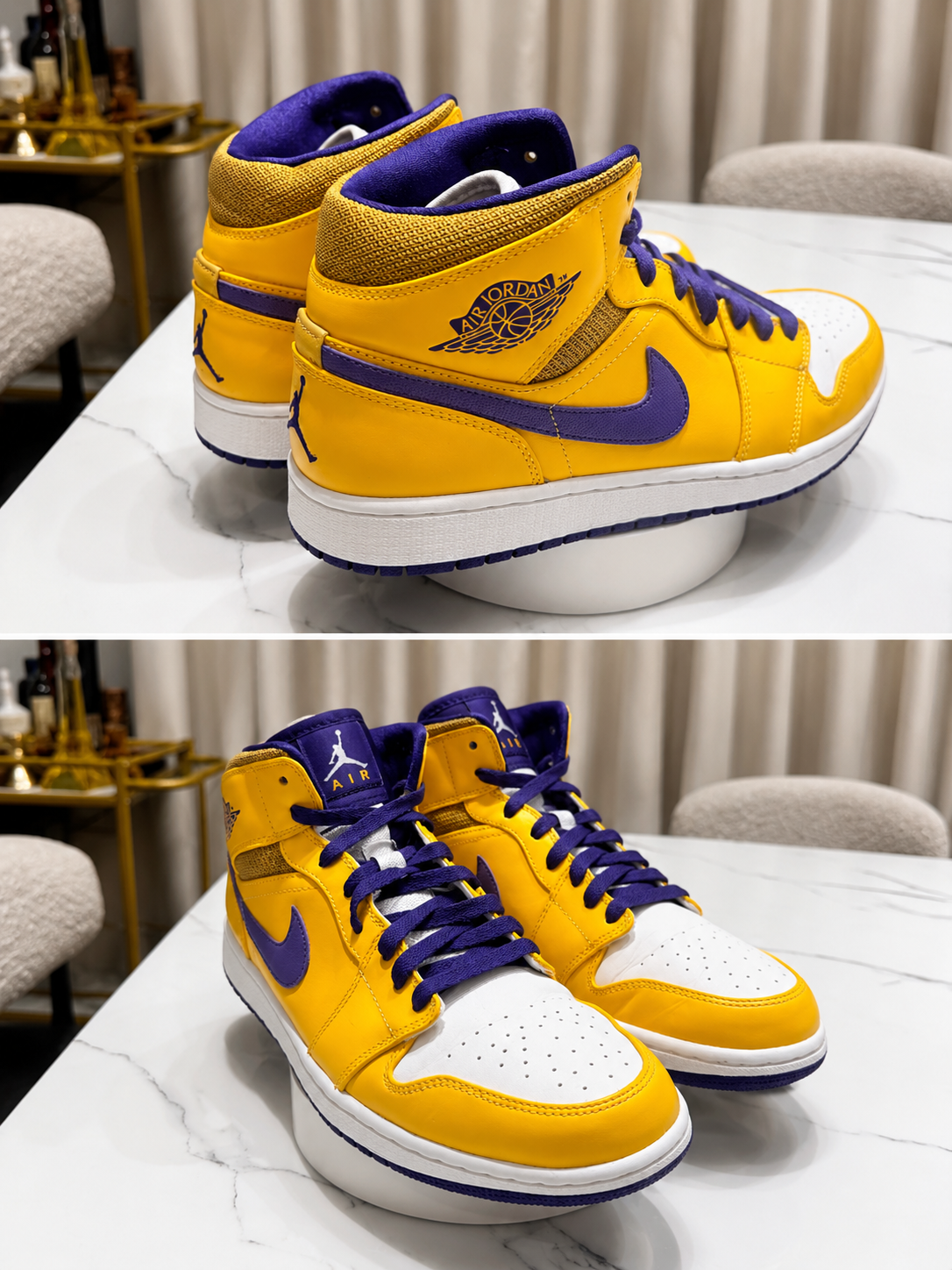 Jordan 1 Mid "Lakers" (2013)