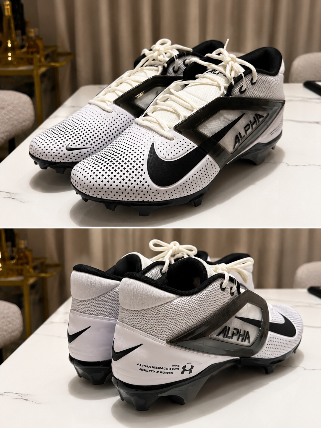 NIKE ALPHA MENACE 4 PRO FOOTBALL CLEATS