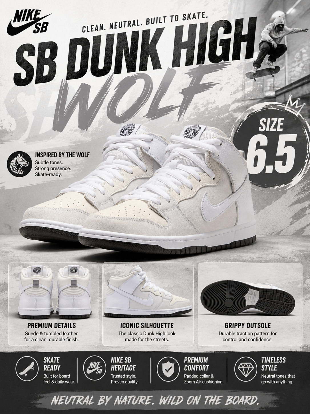 NIKE SB DUNK HIGH "WOLF"