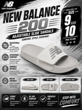 NEW BALANCE 200 ADJUSTABLE SLIDE SANDALS
