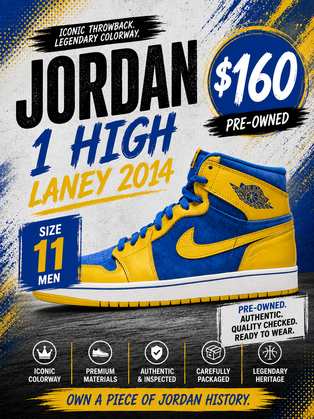 Air Jordan 1 High "Laney" (2014)