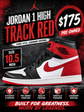 Air Jordan 1 High "Track Red"