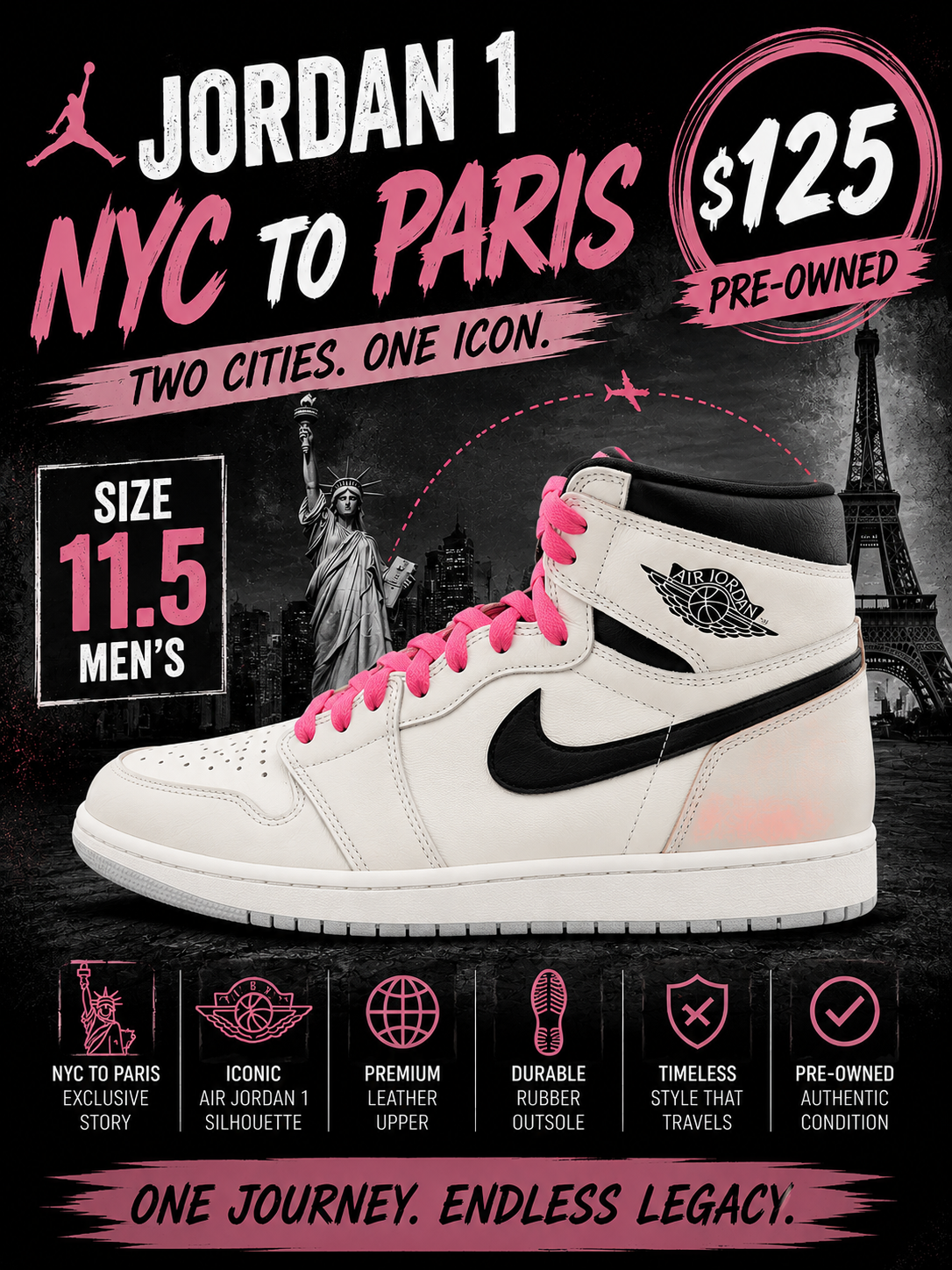 Air Jordan 1 "NYC to Paris"