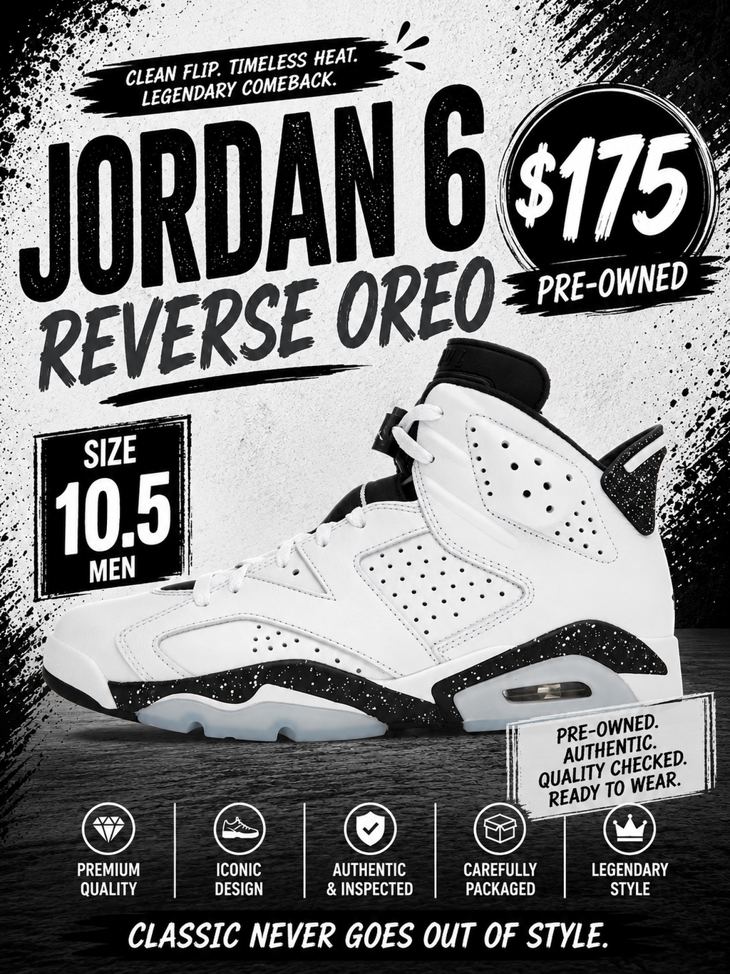 Air Jordan 6 "Reverse Oreo"
