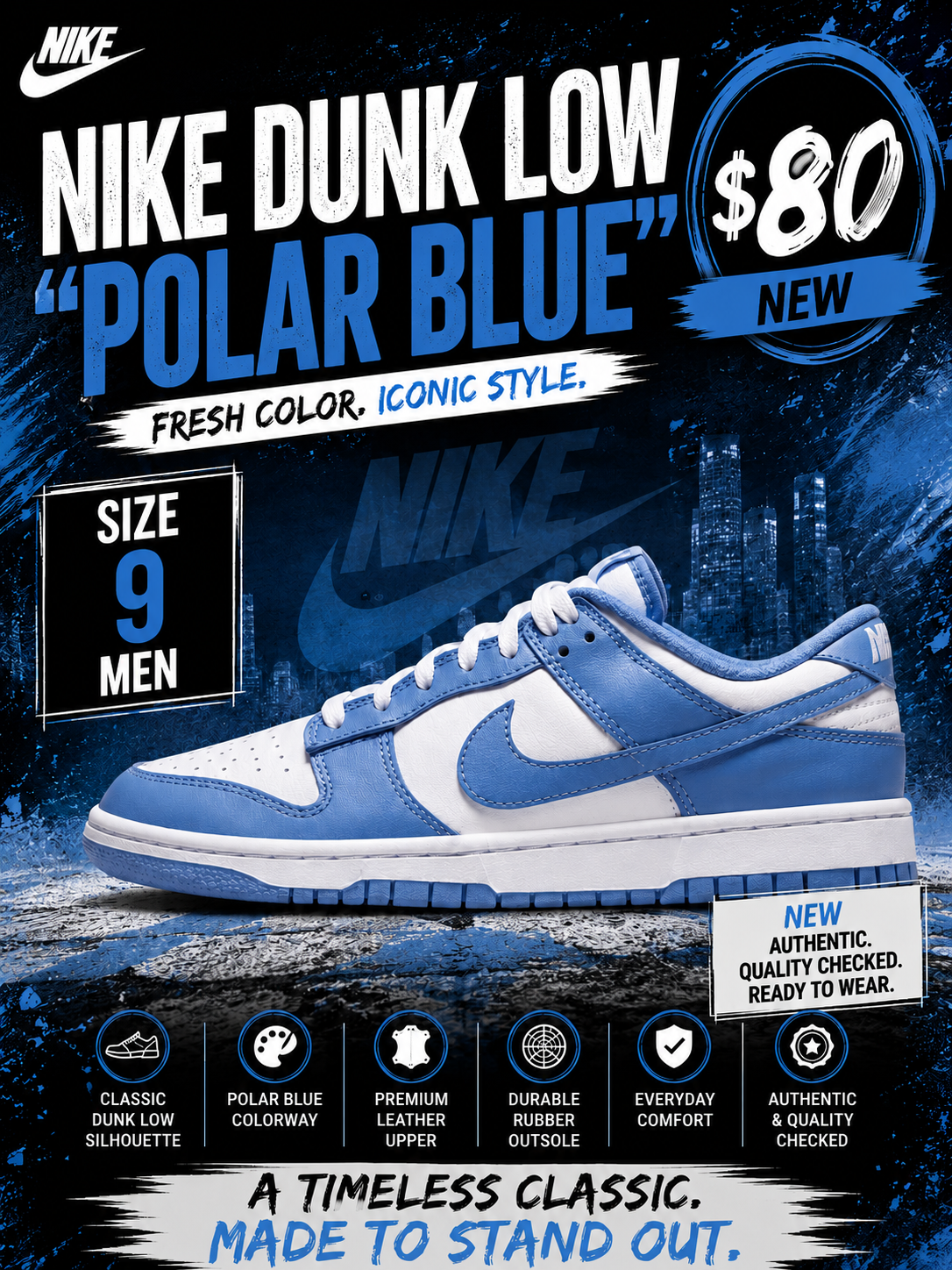 Nike Dunk Low "Polar Blue"