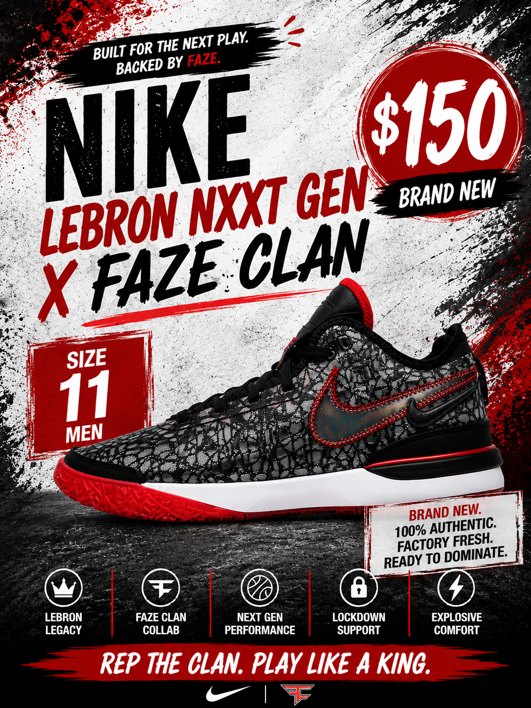 Nike LeBron NXXT Gen x FaZe Clan