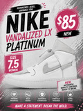Nike Vandalized LX Platinum