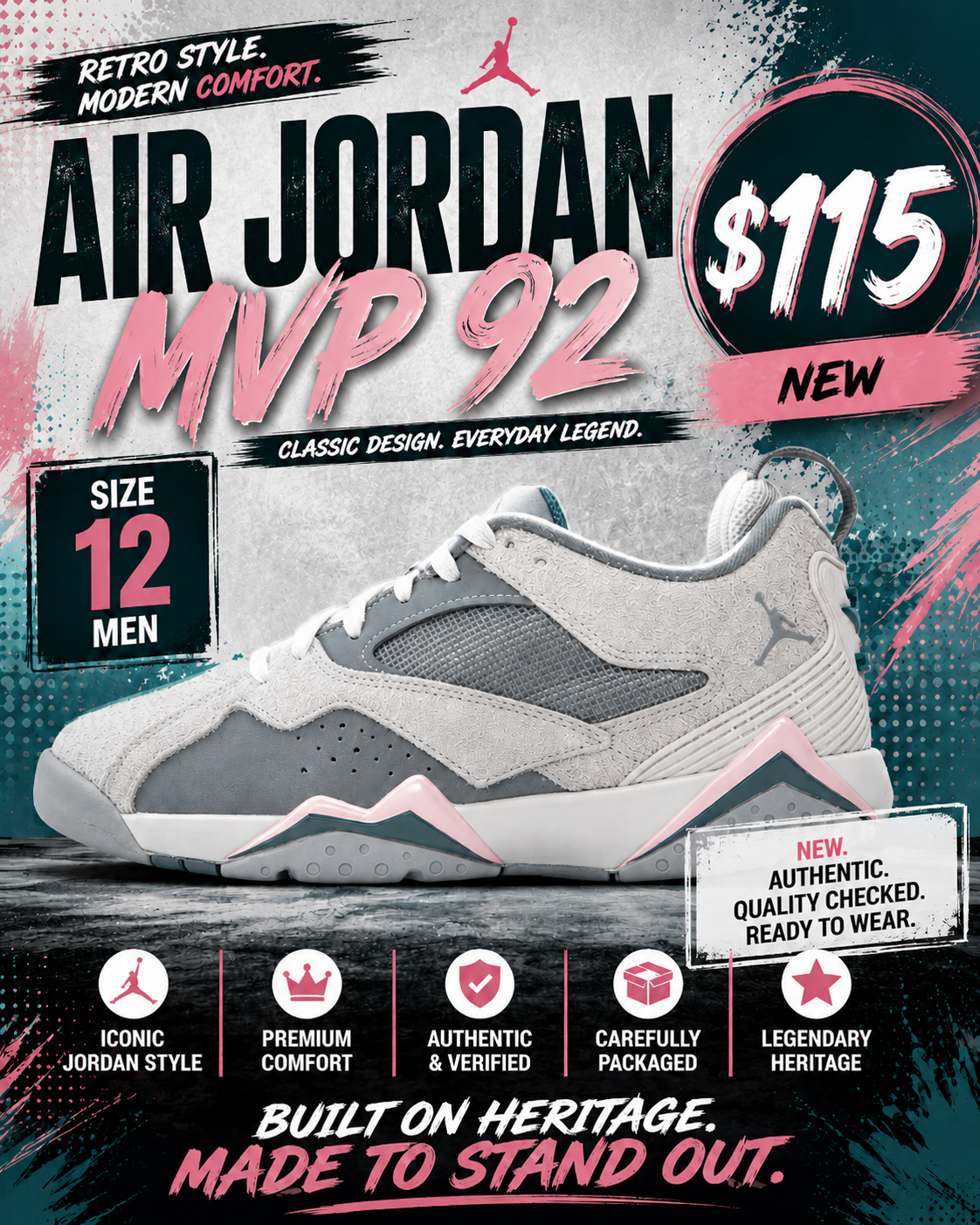 Jordan MVP 92 Grey